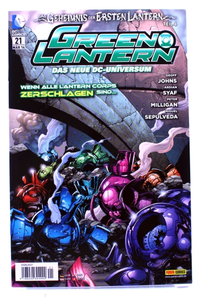 Green Lantern Comic (Das neue DC-Universum) Nr. 21: Das Geheimnis der ersten Lantern Teil 4